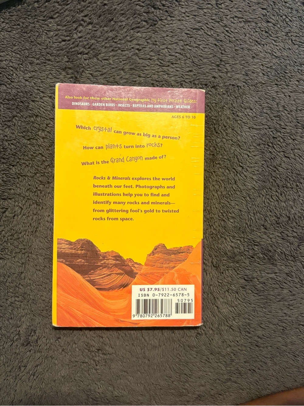 My First Pocket Guide Rocks & Minerals (National Geographic) - Picture 2 of 2